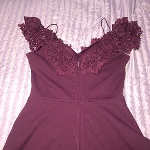 Maroon Charlotte Russe Dress